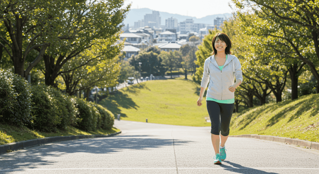坂道ウォーキングは、30代から60代の健康維持・向上に最適!