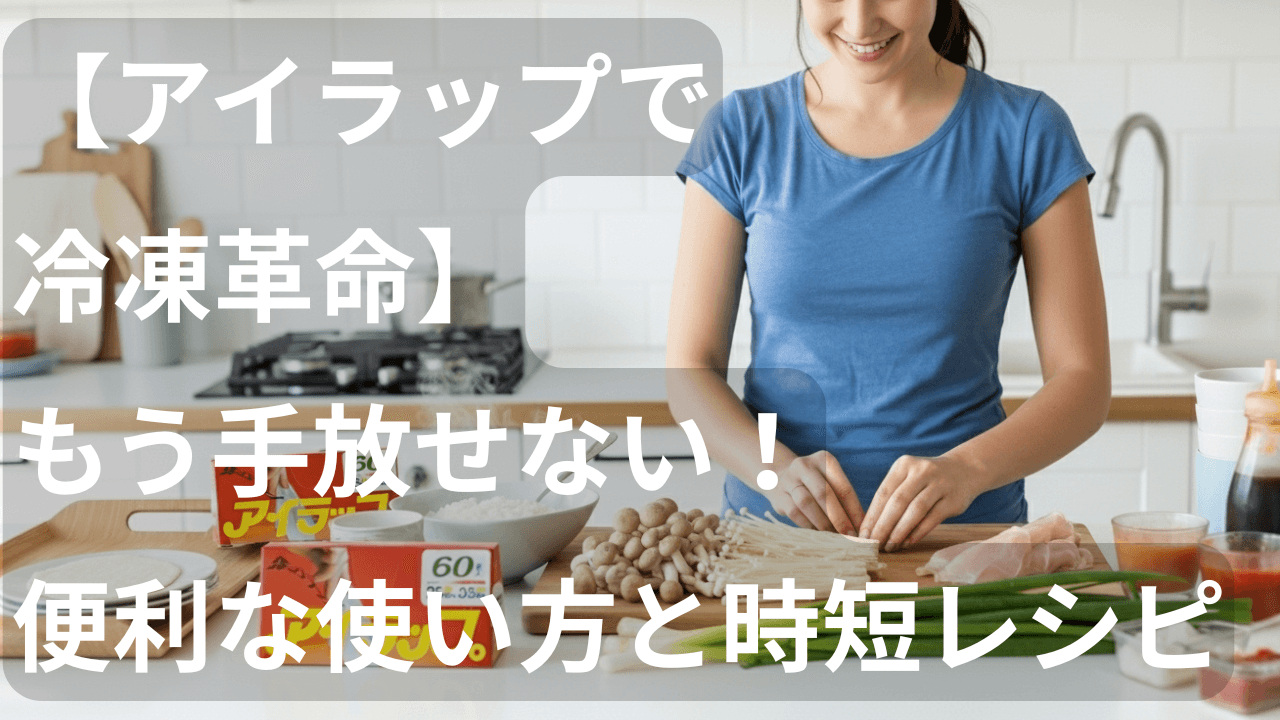 【アイラップで冷凍革命】もう手放せない！便利な使い方と時短レシピ