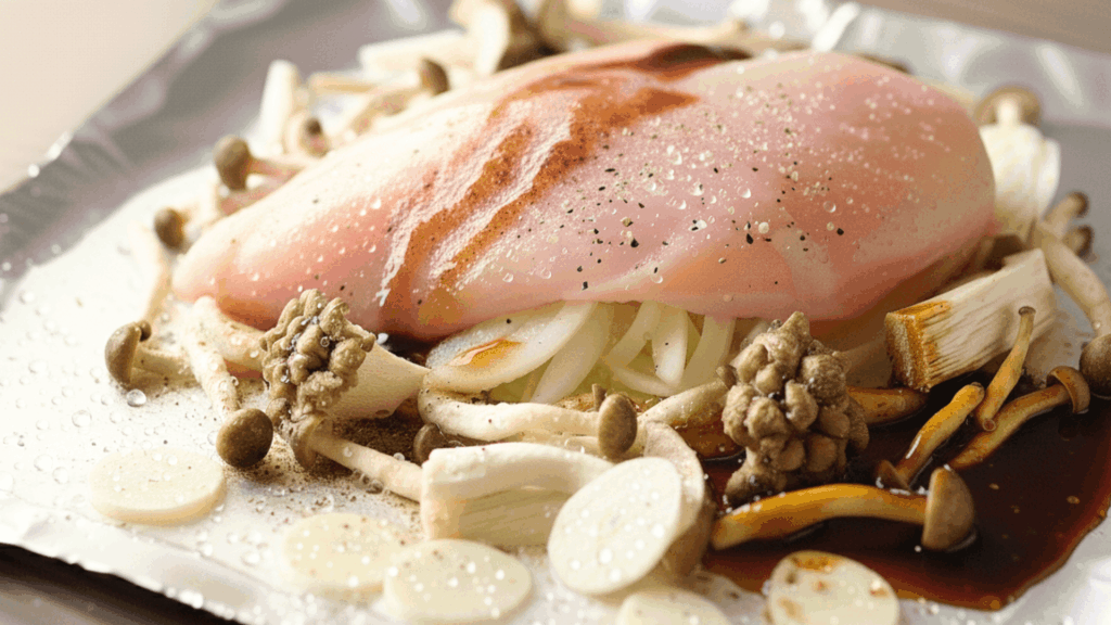 アルミホイルの包み方が美味しさの鍵！