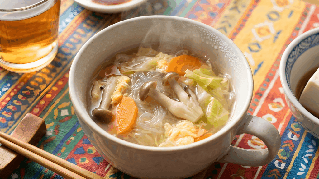 春雨野菜スープ