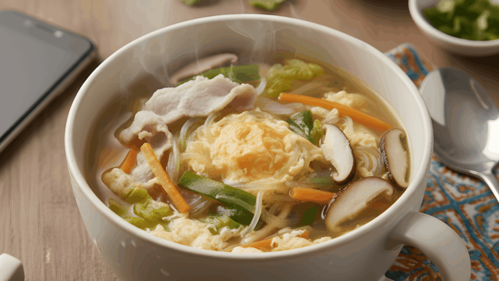 満足感No.1！具だくさん春雨スープ